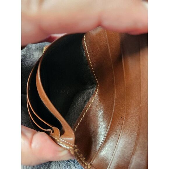 BURBERRY Nova Check Leather Bi-fold Compact Wallet Beige PROJECT WALLET - Picture 12 of 14